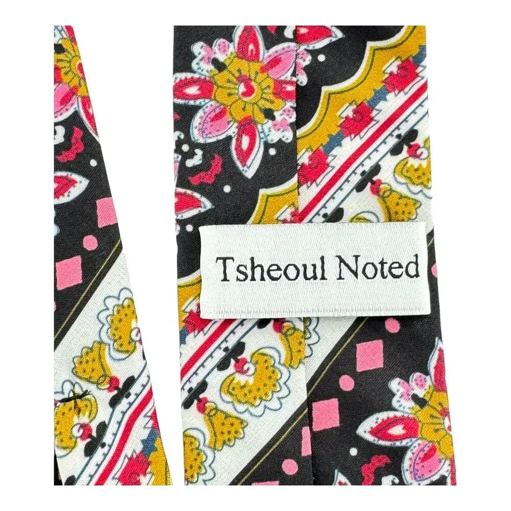 NWOT Skinny Cotton Colorful Neck Tie Wedding Casual Mens Necktie Modern Design